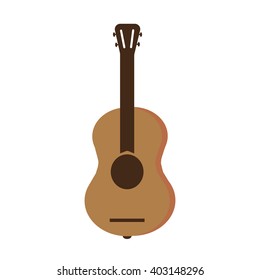 guitar icon vector
