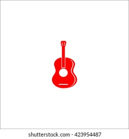 guitar icon vector