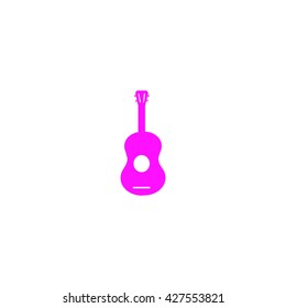 guitar icon vector