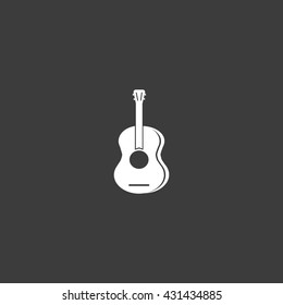 guitar icon vector