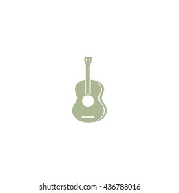 guitar icon vector
