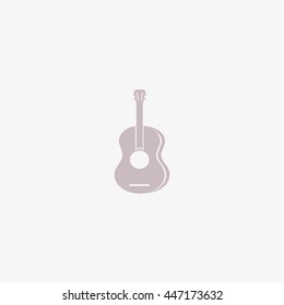 guitar icon vector
