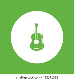 guitar icon vector