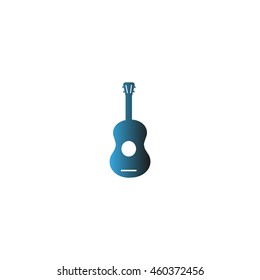 guitar icon vector