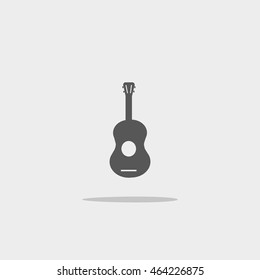 guitar icon vector