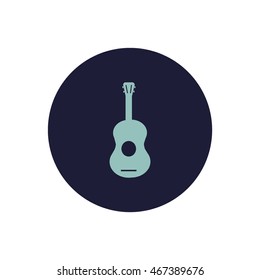 guitar icon vector