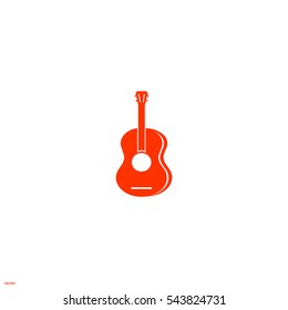 guitar icon vector