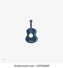 guitar icon vector