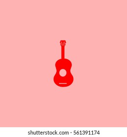 guitar icon vector