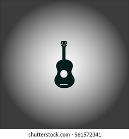 guitar icon vector