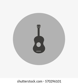 guitar icon vector