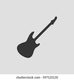 guitar icon vector
