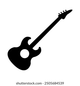 Guitar icon vector. acoustic illustration sign. audio symbol.