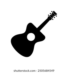 Guitar icon vector. acoustic illustration sign. audio symbol.