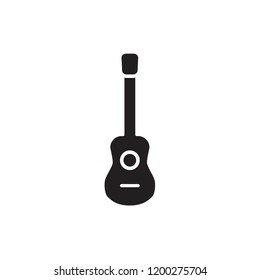 guitar icon vector design. music instrument