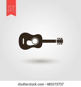 Guitar Icon Vector EPS10 - Ukulele Hawaiian Guitar
