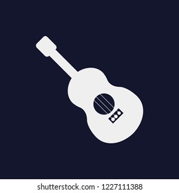 guitar icon. Vector illustration