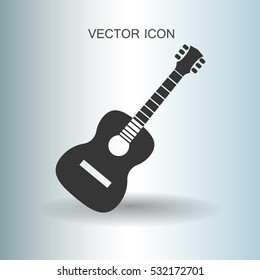 ilustración vectorial de icono de guitarra