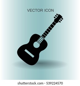 ilustración vectorial de icono de guitarra