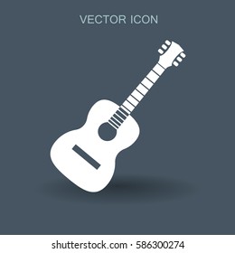 ilustración vectorial de icono de guitarra
