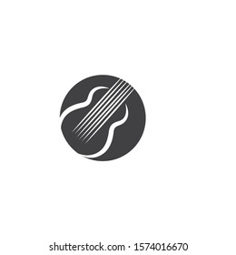 Guitar icon Vector Illustration design Logo template