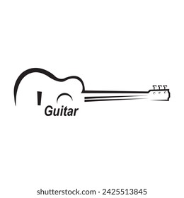 guitar icon vector illustration design template