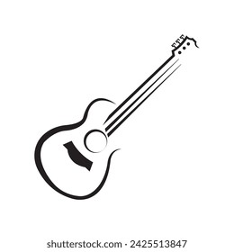 guitar icon vector illustration design template