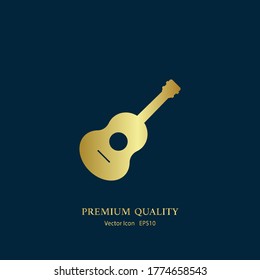 guitar icon. Vector illustration EPS 10.