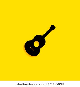 guitar icon. Vector illustration EPS 10.