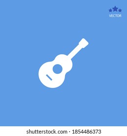 guitar icon. Vector illustration EPS 10.