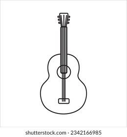 guitar icon vector illustration symbol