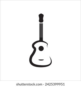 GUITAR ICON VECTOR ILLUSTRATION SYMBOL DESIGN