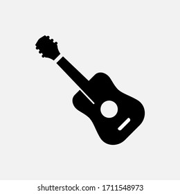 Guitar icon vector illustration template