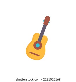 guitar icon vector image with white background