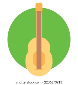guitar icon vector image with white background