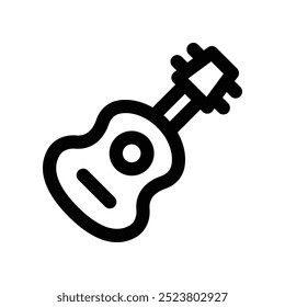guitar icon. vector line icon for your website, mobile, presentation, and logo design.