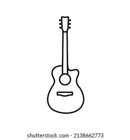 Guitar icon vector. music sign. vector illustration