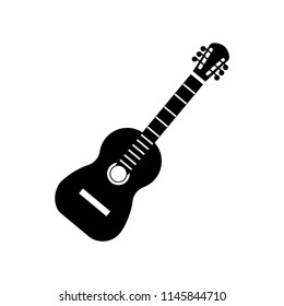 guitar icon vector icon. Simple element illustration. guitar symbol design. Can be used for web and mobile.