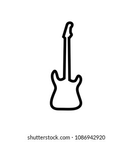 guitar  icon vector template