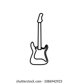 guitar  icon vector template