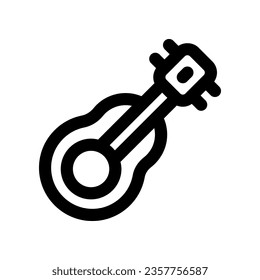 guitar icon. vector icon for your website, mobile, presentation, and logo design.