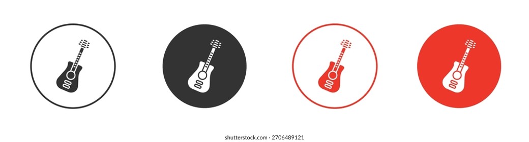 Guitar icon. web vector design