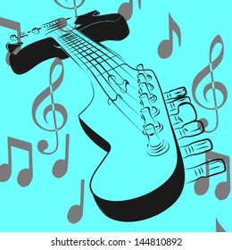 guitar illustration