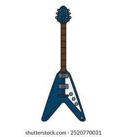 Ilustración de guitarra de color - 11