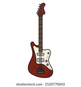 Ilustración de guitarra de color - 13