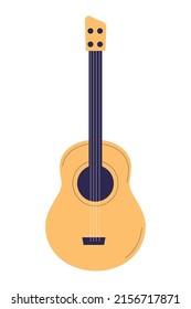 guitar instrument icon isolated flat