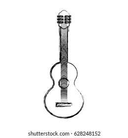 guitar instrument isolated icon