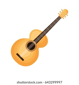 guitar instrument isolated icon