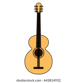 guitar instrument isolated icon