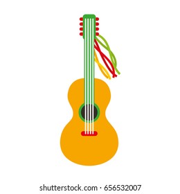 guitar instrument isolated icon